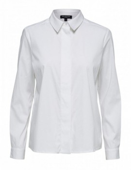 Chemise Femme  - Slfagnes-Odette Ls Shirt B Noos- Blanc