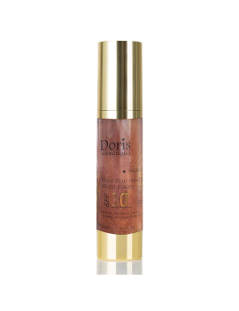 Huile Séche Pailletée Avec Spf 30+ Dore Bronze