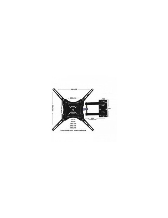 Support TV Mural 14"-42" Mobile