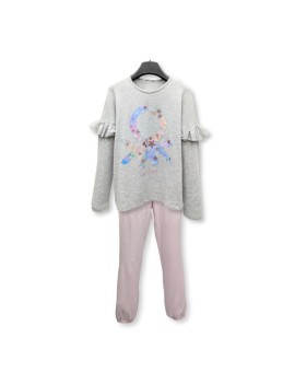 Pyjama (top + pantalon) pour Fille