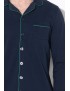 Pyjama Chemise + Pantalon pour Homme - 100% Coton