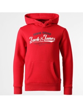 SweatA Capuche Junior - Jjelogo Sweat Hood 2 Col 20/21 Noos Jr (Tango Red)