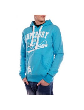 SweatA Capuche Homme - Superdry - Fluroblue