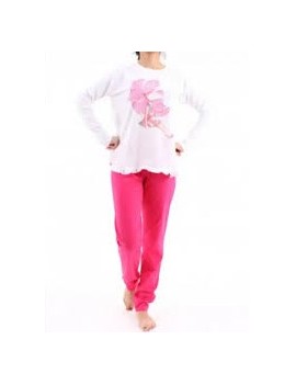 Pyjama (top + pantalon) pour Fille  - 100% Coton