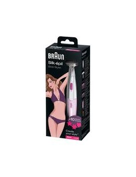 Braun Silk-épil Bikini Styler FG1100 Rose Et 4 Accessoires
