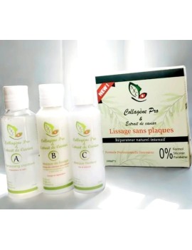 Pack Lissage naturel Collagène PRO sans plaques 100ml
