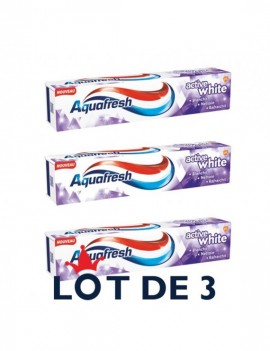 Lot de 3 Dentifrice - Aquaf. Active White 125 Ml
