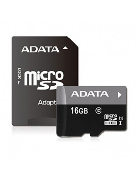 Carte Mémoire Adata 16Gb - Avec Adaptateur Micro Sd