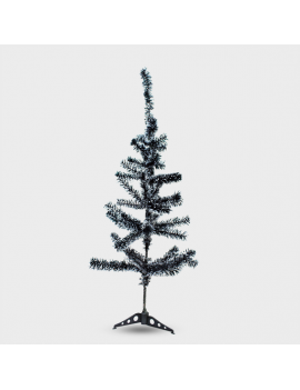 Sapin de Noël artificiel - 150 CM - Blanc/Vert