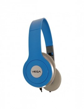 Casque Stereo Headphone Vega - Bleu