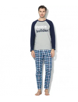 Pyjama (top + pantalon) pour Homme - 100% Coton