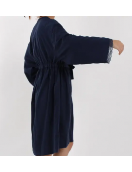 Robe De Chambre Pour Femme - 100% Coton